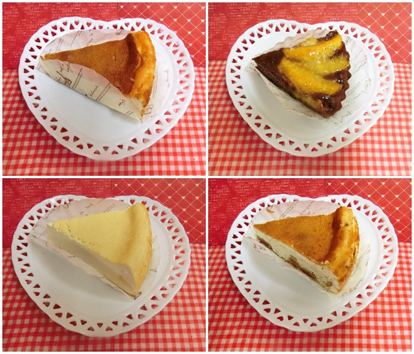 焼き込みタルト５種類とベイクドチーズケーキ３種=８カット詰め合わせ♪(*^▽^*) 4枚目の画像