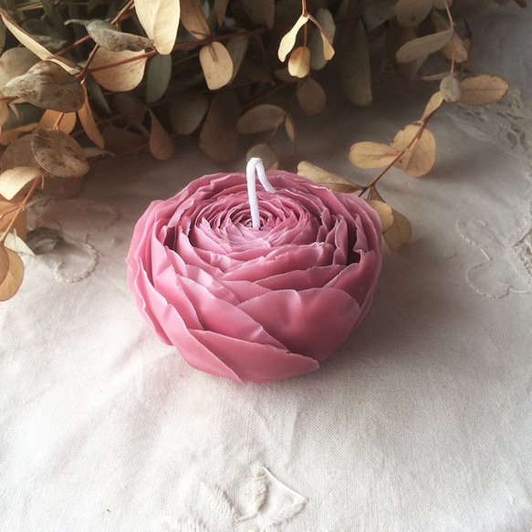 flower candle "ranunclus S (A)" 第3張的照片