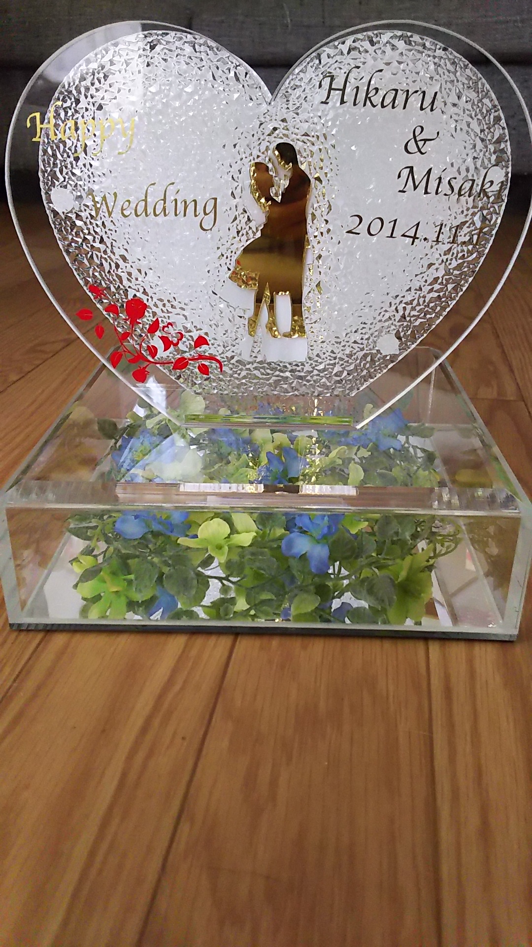 ウエルカムボード 結婚記念日オブジェ
