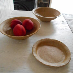 茶化粧土　水切り皿　麺皿 4枚目の画像