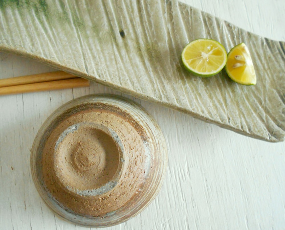 黄刷毛目（きはけめ）ご飯茶碗 5枚目の画像