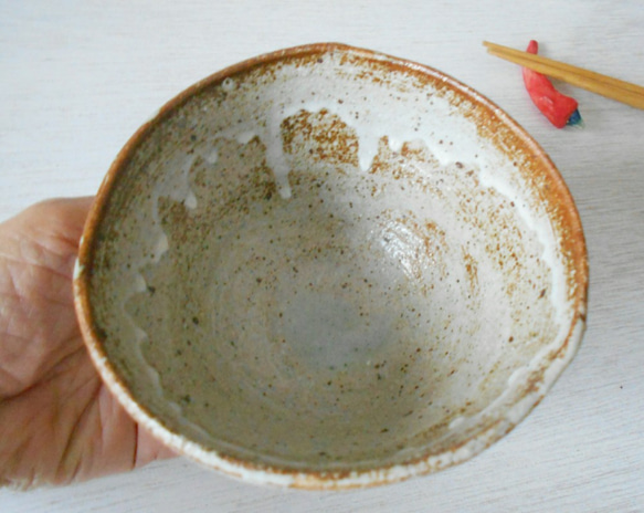 粉引きご飯茶碗 4枚目の画像