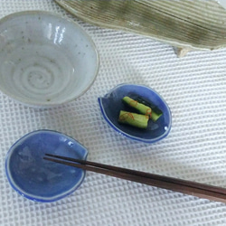 ドリッピ-豆皿　ブルー 5枚目の画像