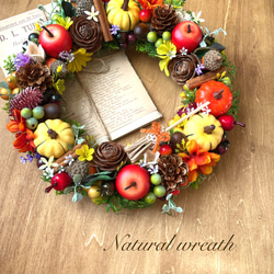 実りの秋＊ハッピーハロウィン＊賑やかリース 10枚目の画像