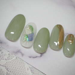 くすみ系カラー シェルチップ ネイルチップ（つけ爪） nico nail 通販