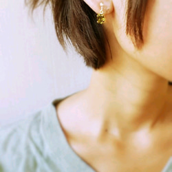 Khaki　bijou　earring 3枚目の画像