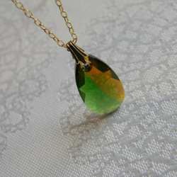 green&brown necklace 3枚目の画像