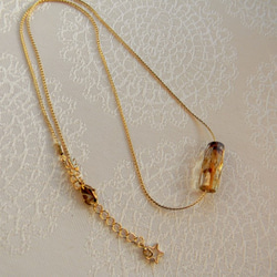 Brown　Czech　beads　necklace 4枚目の画像
