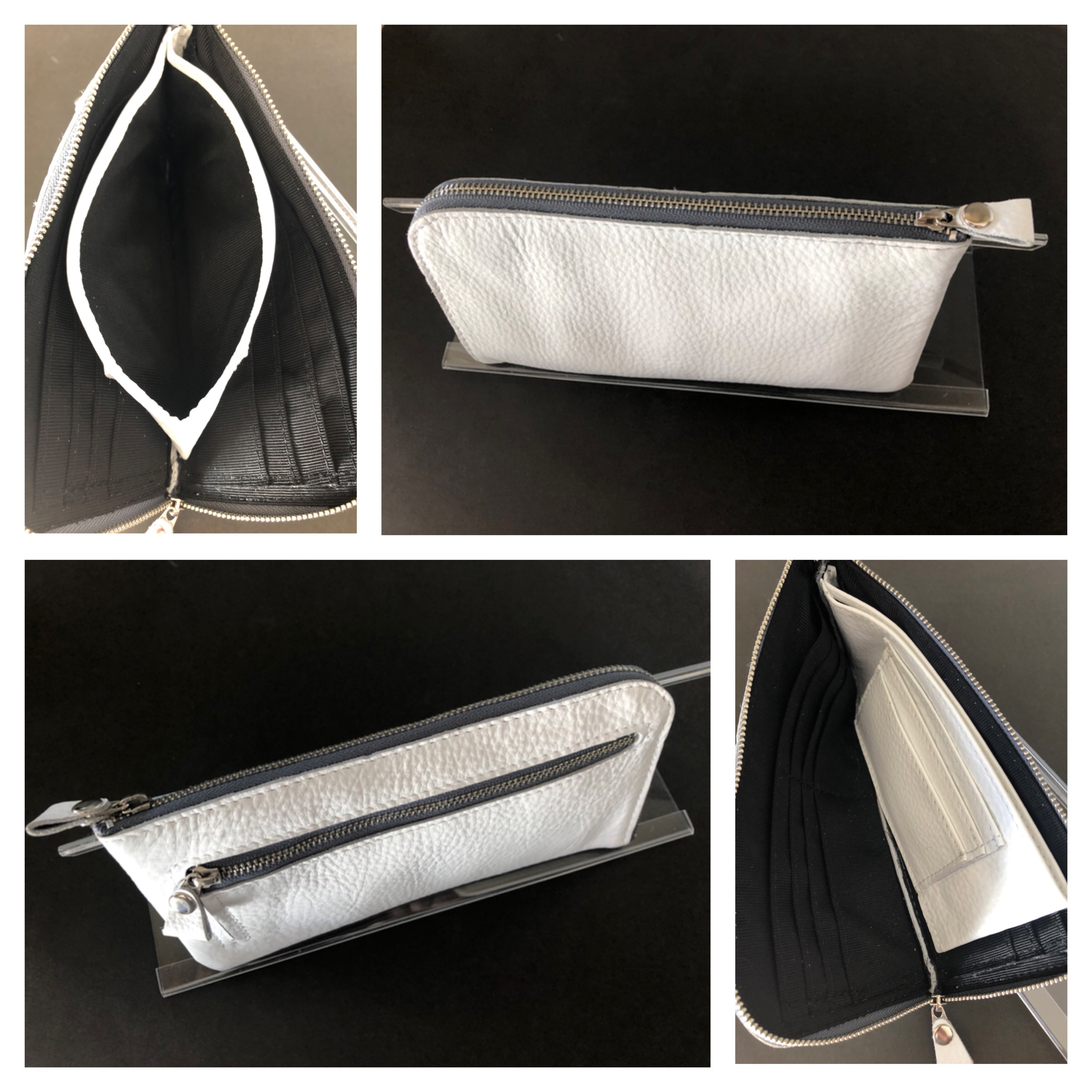 新品　本革レディース長財布❤️ホワイト