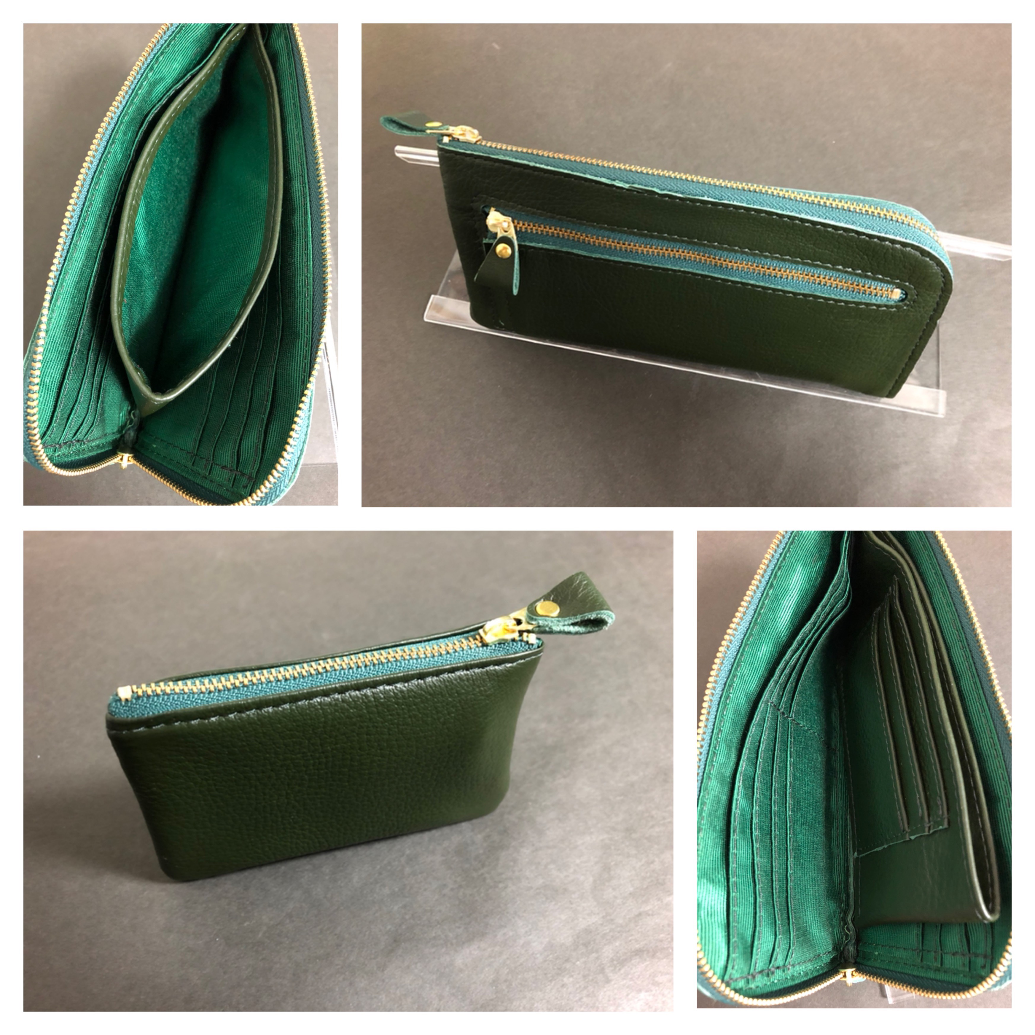 新品　本革オーダー　レディース長財布