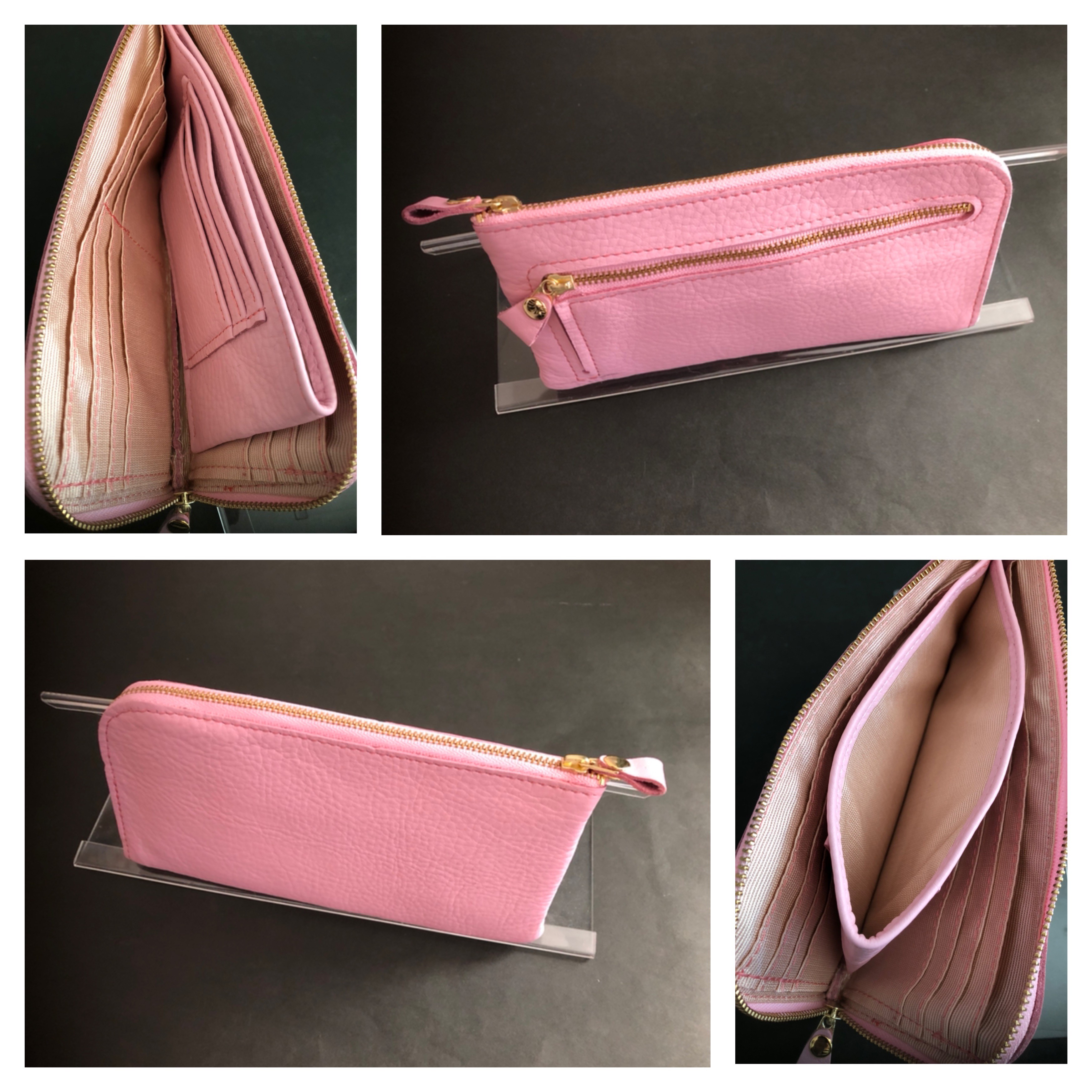 新品　本革オーダー　レディース長財布