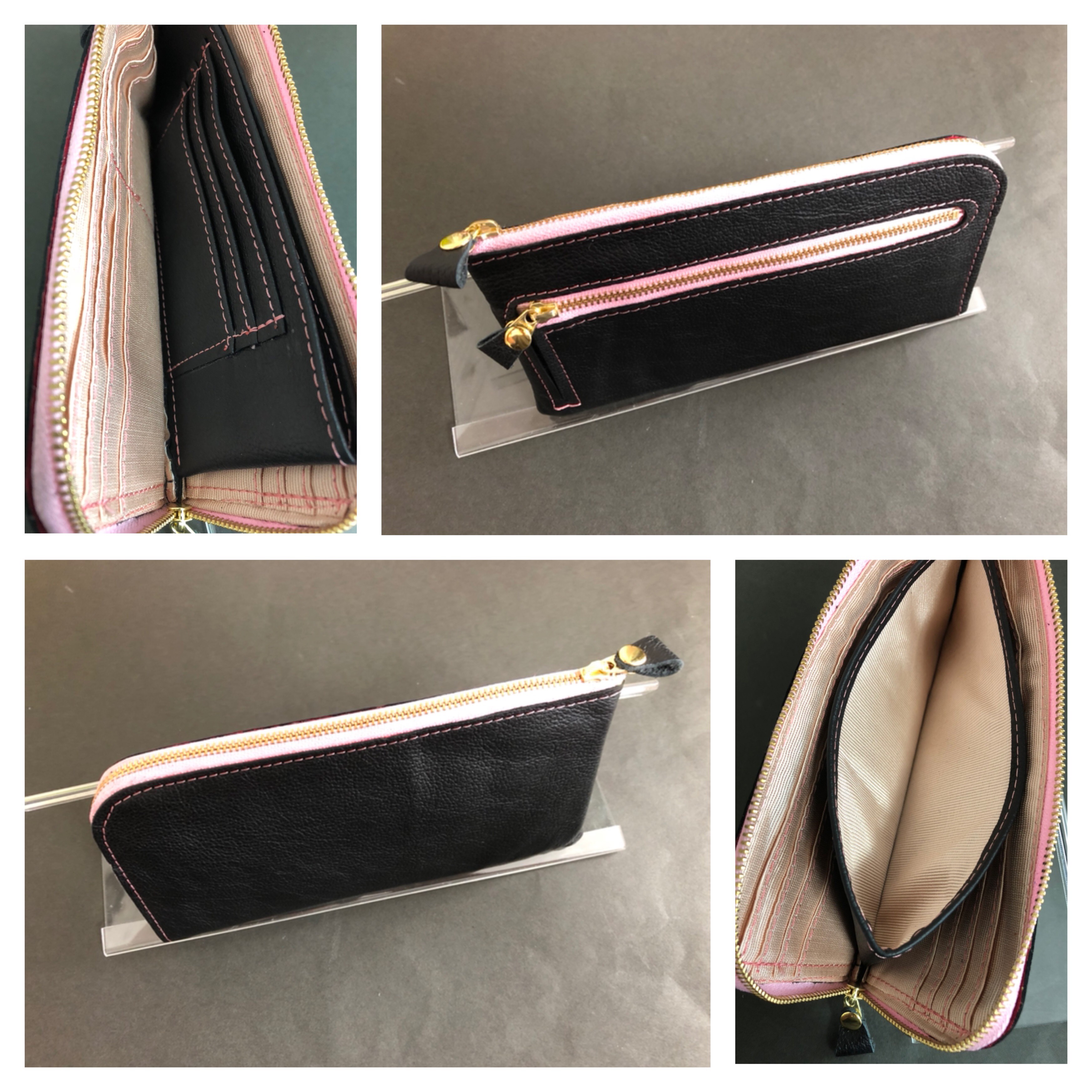 新品 本革レディース長財布❤️ブラック