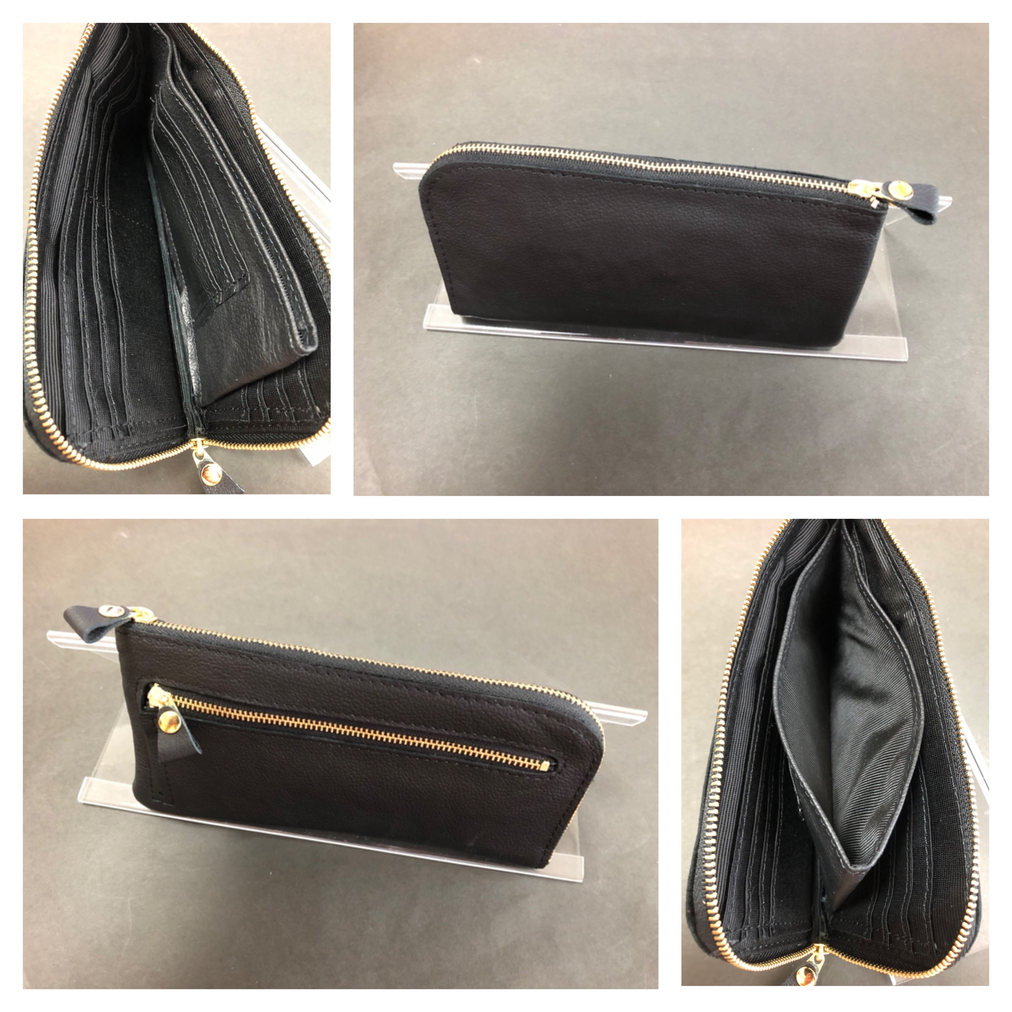 新品 本革長財布⭐️ブラック