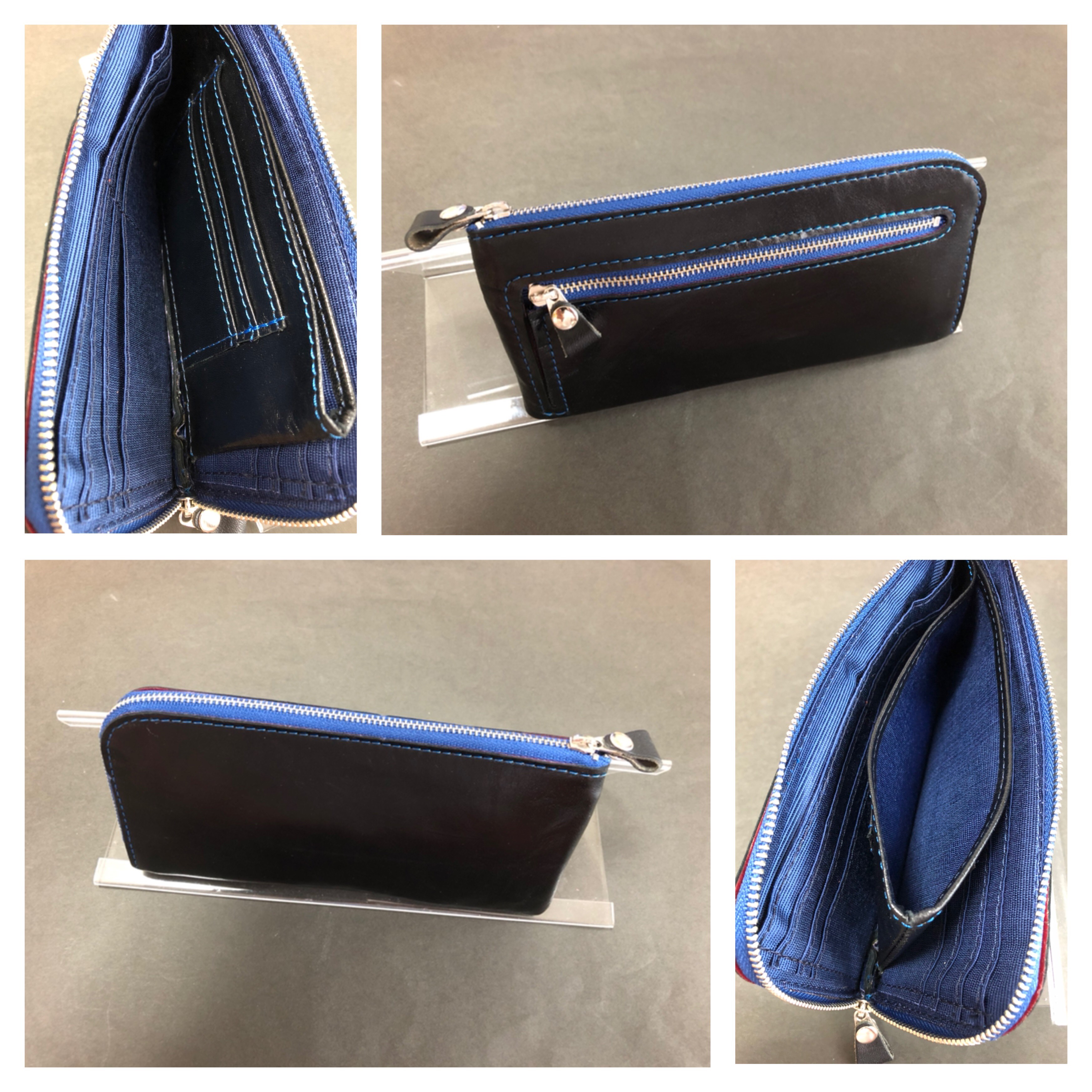 新品 本革長財布❤️ブラック