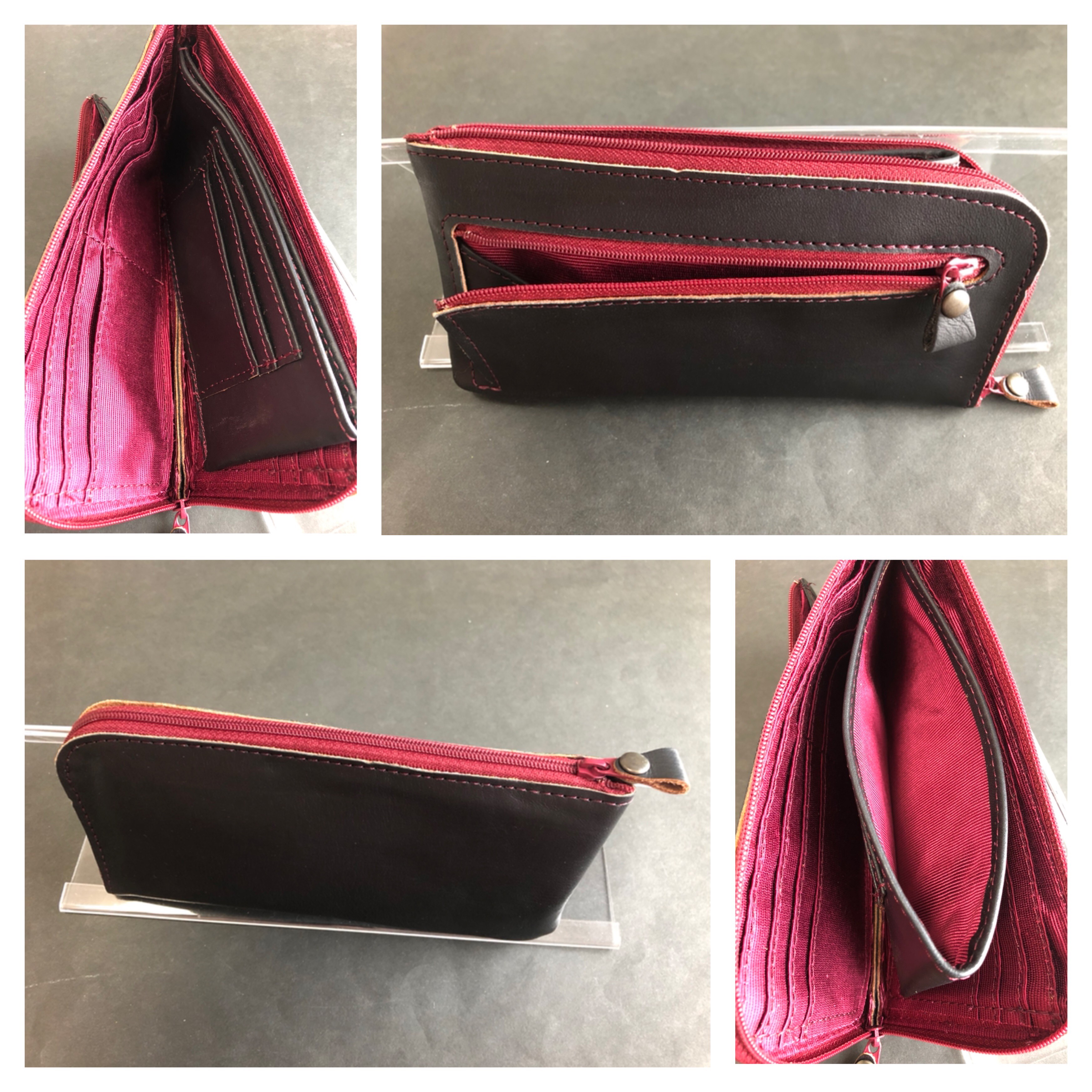 新品　本革レディース長財布❤️ブラック