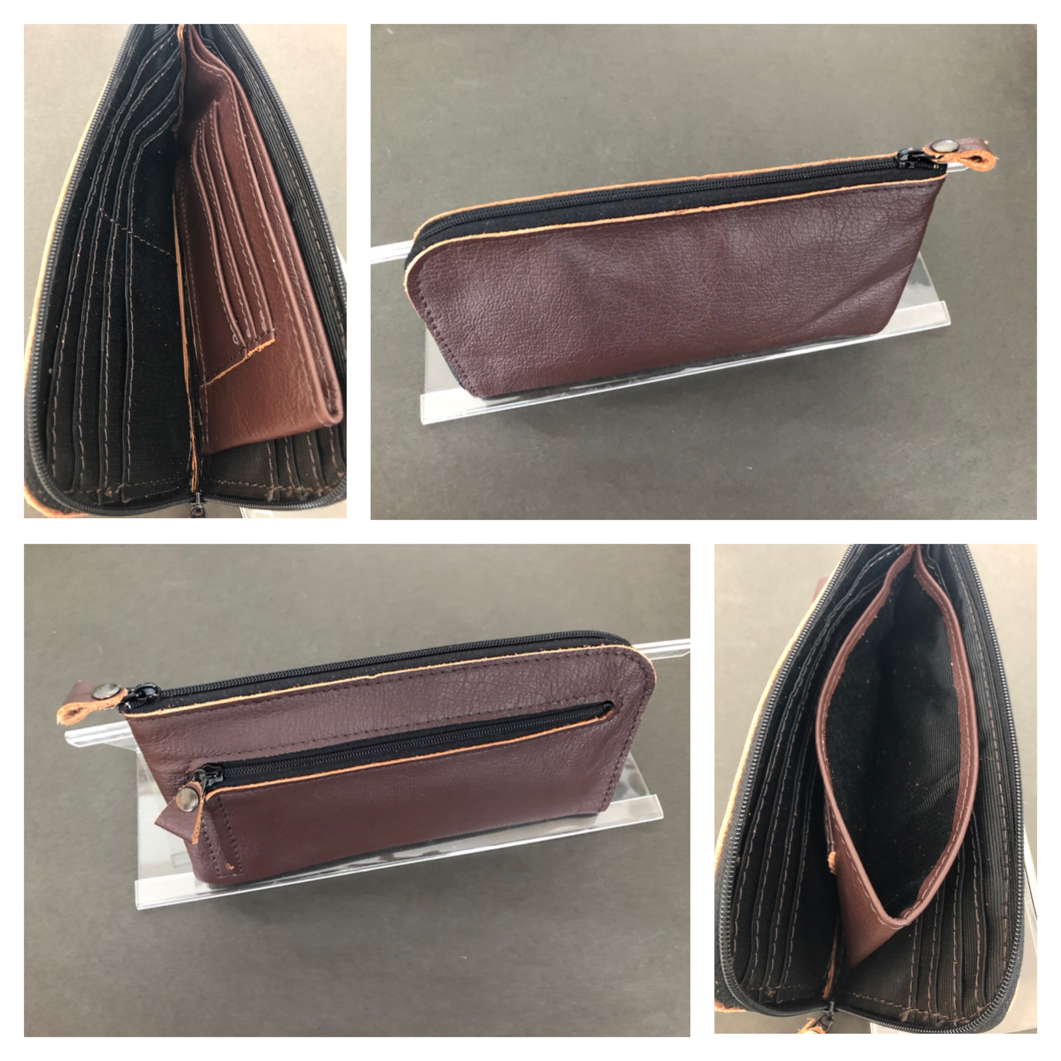 新品　本革長財布⭐️ダークブラウン