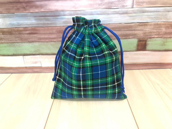 チェック柄巾着袋 楽天市場】チェック 巾着袋の通販