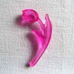 ピンク・チューリップ＊レジン製の箸置き＊ 3枚目の画像