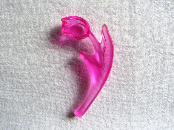 ピンク・チューリップ＊レジン製の箸置き＊ 3枚目の画像