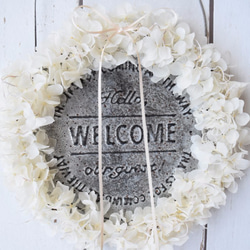 *french natural wedding board -幸せを呼び込むリースのようなウェルカムボード- 1枚目の画像
