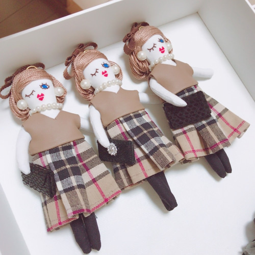 再販❤️ハンドメイド♡ドールチャーム 璃風（りふ）ちゃん♡ドール♡ドールチャーム♡カントリードール