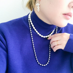 casual pearl necklace［ネックレス］ 5枚目の画像