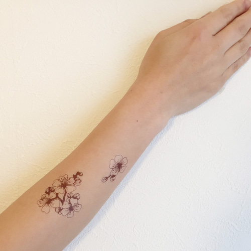 タトゥーシールsakura様依頼用 SAKURA 桜 タトゥーシール【type