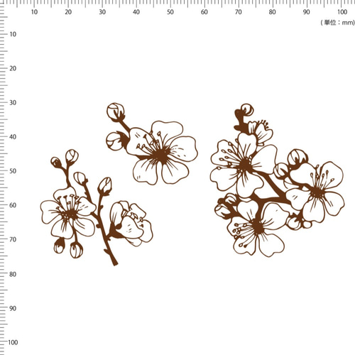 SAKURA 桜 タトゥーシール【type.C】 その他ファッション