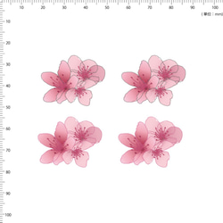 ＳＡＫＵＲＡ　桜　タトゥーシール【type.Ａ】 2枚目の画像