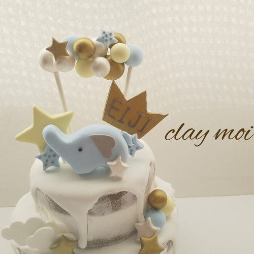 仲良しゾウさんカップケーキ♡２set 仲良しゾウさんカップケーキ♡2set