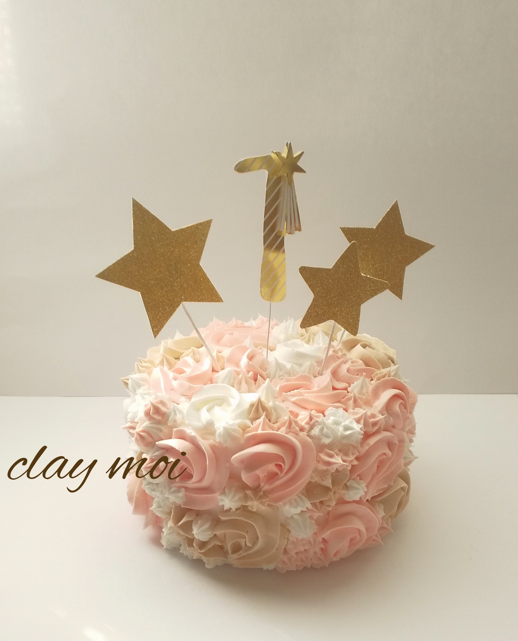 ローズのクレイケーキ(大)