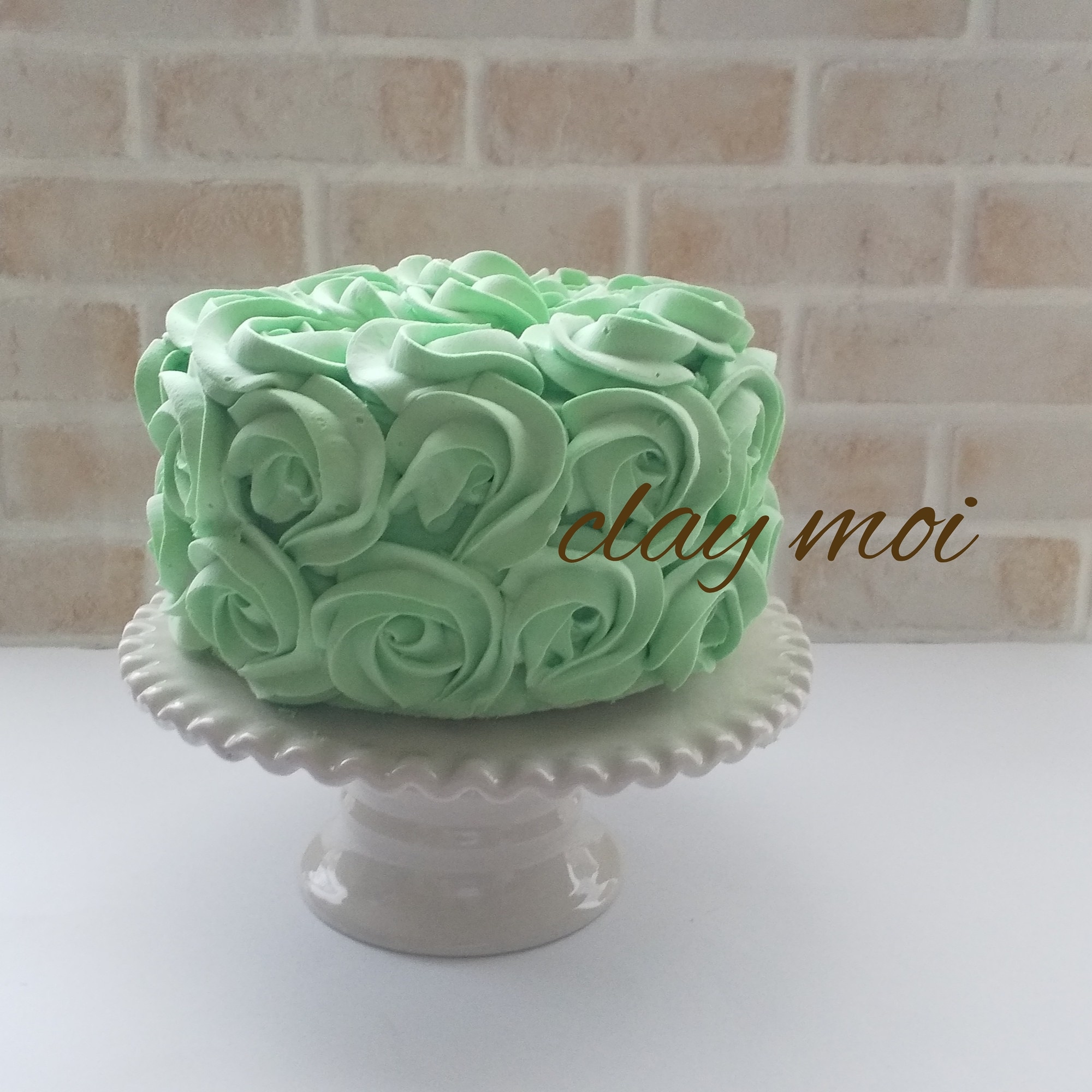 ローズのクレイケーキ(大)