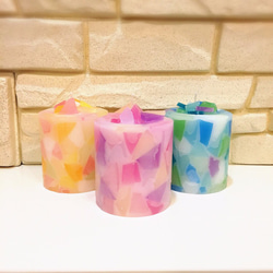 モザイクキャンドル MosaicCandle(#84ローズ) キャンドル