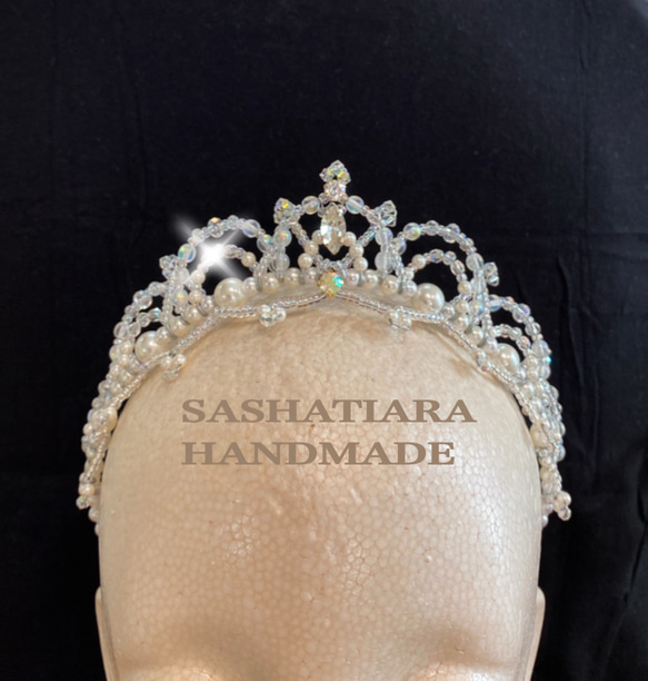 【ハンドメイド】バレエ ティアラ バレエティアラ☆シルバー ヘッドドレス（アクセサリー