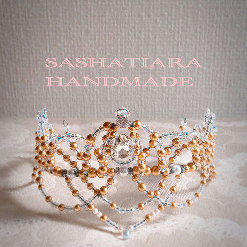 【ハンドメイド】バレエ ティアラ バレエティアラ☆シルバー ヘッドドレス（アクセサリー