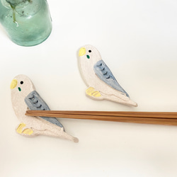 いけママ様❤セキセイインコ 箸置き♡印鑑スタンド いけママ様❤セキセイインコ 箸置き♡印鑑スタンド