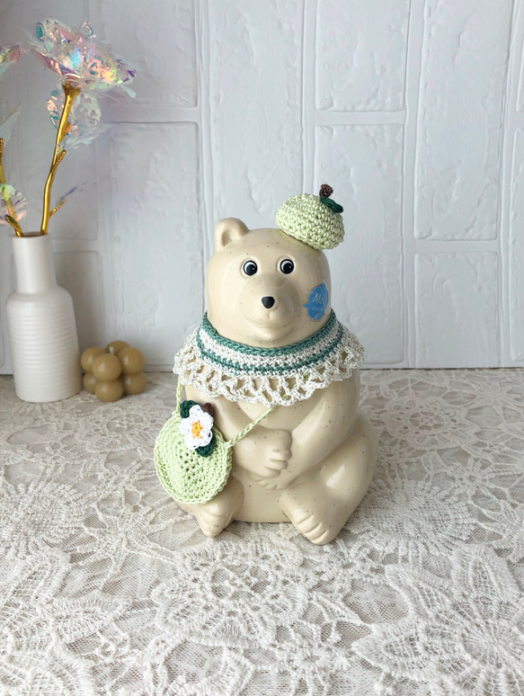 しろくま貯金箱 アイスクリーム トリプル 2点セット 数量限定