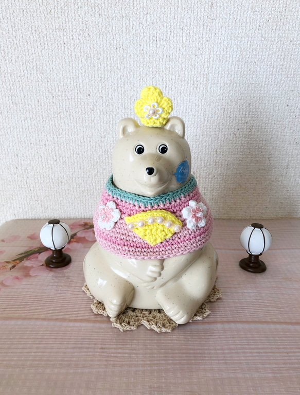 しろくま貯金箱 ひなまつり2点セットお雛様 その他人形 andante13 通販