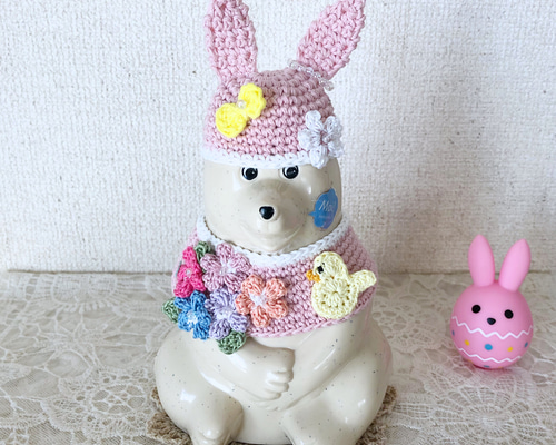 うさぎの家さま⋆*　4種類　しろくま貯金箱用　お着替えセット⋆* うさぎの家さま⋆* 4種類 しろくま貯金箱用 お着替えセット⋆