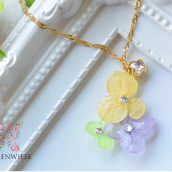 Pastel hydrangea necklace Ⅱ 第2張的照片