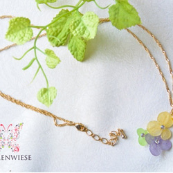 Pastel hydrangea necklace Ⅱ 第3張的照片