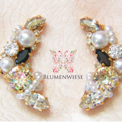 Marble bijou earrings set 第1張的照片