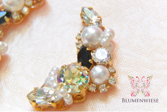 Marble bijou earrings set 第2張的照片