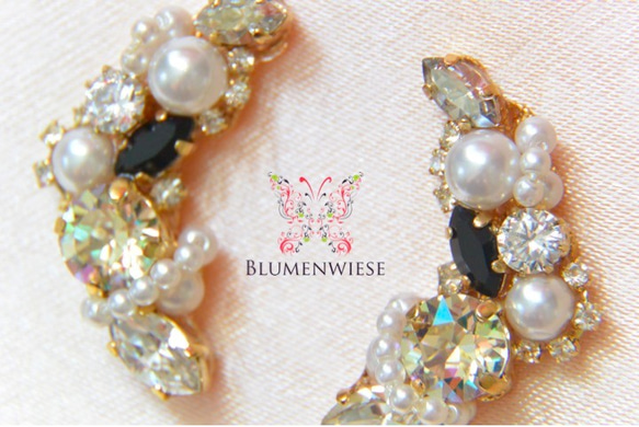 Marble bijou earrings set 第3張的照片