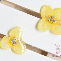 Pastel hydrangea earrings 第3張的照片