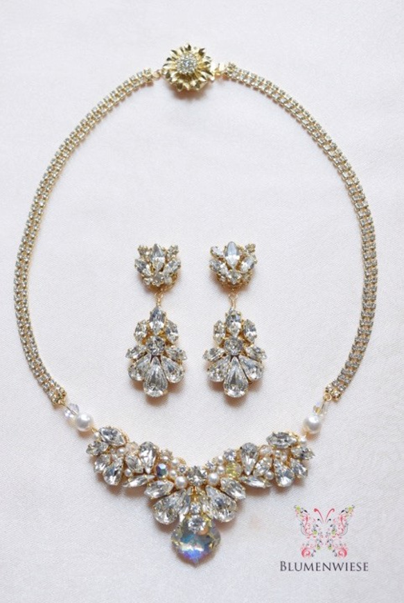 Swarovski Crystal necklace 3枚目の画像