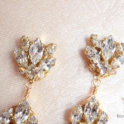 Swarovski crystal earrings 4枚目の画像