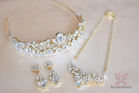 Swarovski crystal tiara 6枚目の画像