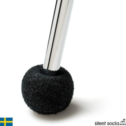 北欧 スウェーデン インテリア サイレントソックス オリジナル ブラック 16～22mm 4個 椅子 カバー キャップ 2枚目の画像