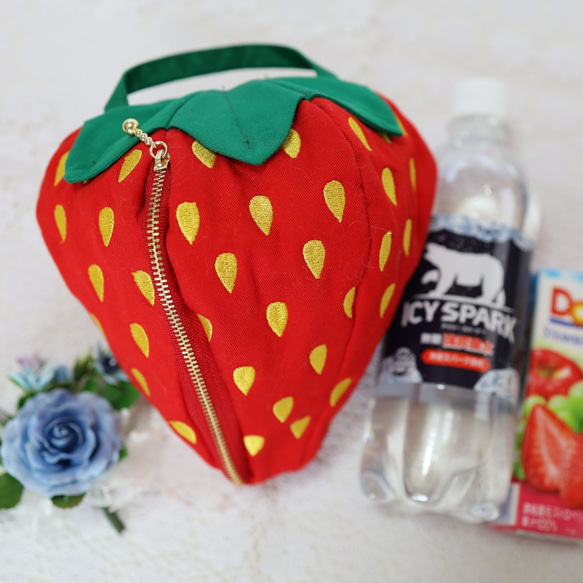 草莓袋【大】紅 ★訂做★ 第2張的照片